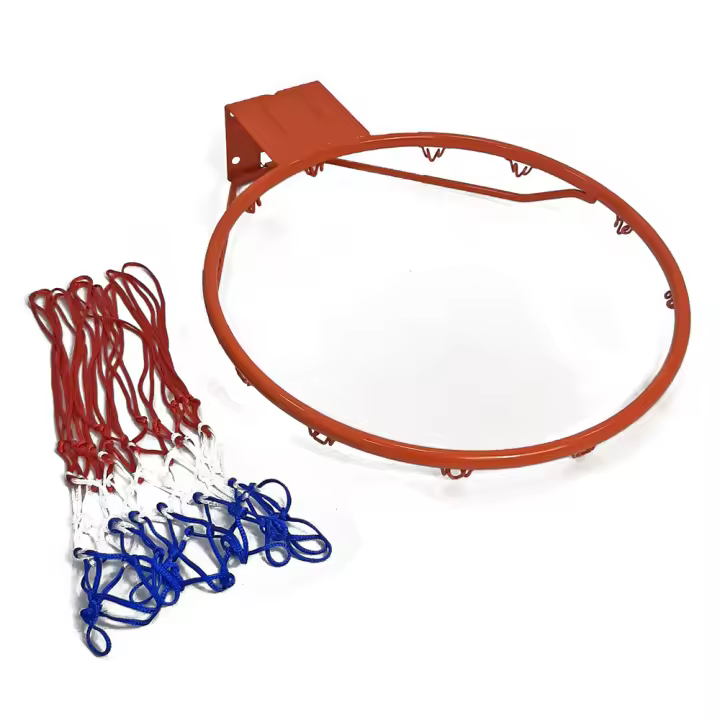 Aro de Baloncesto Tamaño Oficial 45cm Raycool    Aro de Basket Profesional con Red Nylon  Montaje en Pared - Deportes de Interior o Exterior - 1