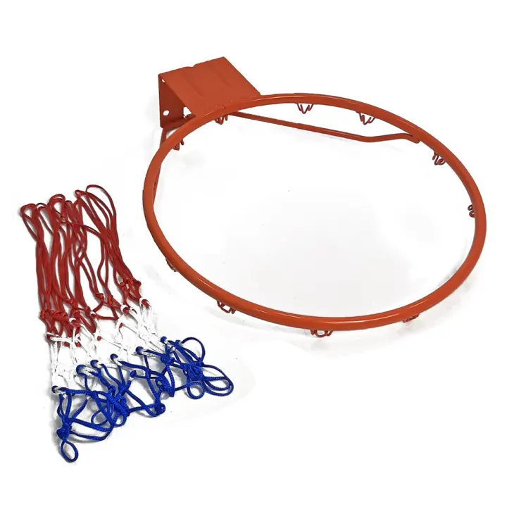 Aro de Baloncesto Tamaño Oficial 45cm Raycool    Aro de Basket Profesional con Red Nylon  Montaje en Pared - Deportes de Interior o Exterior - 1