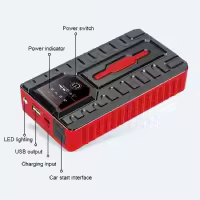 Arrancador de batería de coche portátil, caja de puente de refuerzo de 49800mAh, cargador de batería de Banco de energía para coches de gasolina de 6,0l o coches diésel de 4,0l, - details 5