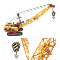 Juguetes De Maquinaria De Construcción Para Niños Camión Grúa Excavadora Pala Elevadora En Miniatura Escala 1:55 Metal Y Plástico - details 14