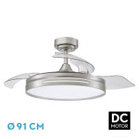FABRILAMP - Ventilador de techo Mini Micenas de 48W 107cm - ¡Ideal para elegancia y comodidad en tu hogar! - details 1