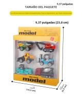 Juego De 6 Piezas De Camiones De Construcción Clásicos En Aleación Para Niños Juguetes Educativos De Vehículos De Escala 1:64 Regalo Ideal - details 11