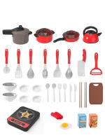 Juego De Cocina Para Niños Seguro Simulación De Estufa De Inducción Juguetes De Cocina Para Niñas Y Niños Edad Recomendada 3-6 Años Material ABS - details 3
