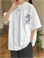 Camiseta Harajuku Monster Anime Para Hombre Talla Grande Estilo Vintage Y2k Unisex Manga Corto Ropa Casual De Verano Algodón Top Masculino - details 6