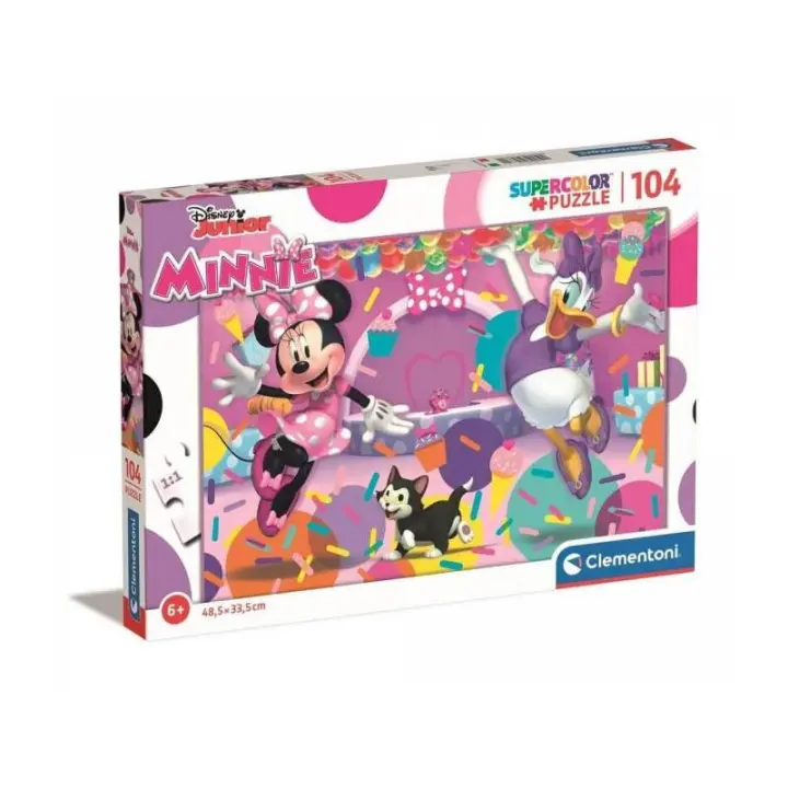 Puzzle 104 Piezas Disney Minnie Clementoni Supercolor - 1