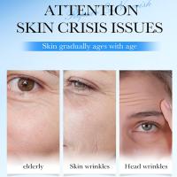 Crema de mejora de tensión, crema hidratante, adecuada para la cara, el cuello y los ojos, rica en colágeno, mejora la piel, reduce las arrugas, repara la piel relajada, crema de la mañana y la noche para mujeres y hombres - details 0