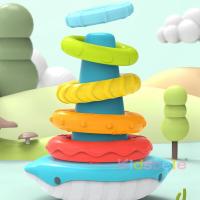Juguete Educativo De Torre De Pila Pyramidation Para Niños Sensory Montessori Bloques De Construcción Suaves Para Bebés Y Niñas Edad Recomendada 13-36 Meses - details 2