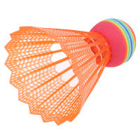 12 PCS Juego De Badminton Con Cabezas De EVA Arco Iris Y Plumas De Pato Clase a Nylon Para Juegos Deportivos - details 6