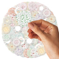 46pcs Pegatinas De Lace Graffiti Vintage Para Decorar Diario Taza Guitarra Maleta Scrapbook DIY Adhesivo De Papel Sintético - details 4