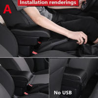 Caja De Reposabrazos Para Coche Suzuki IGNIS Piezas De Retrofits Dedicadas Almacenamiento Interior Accesorios De Coche Material Cuero / Plástico ABS - details 3