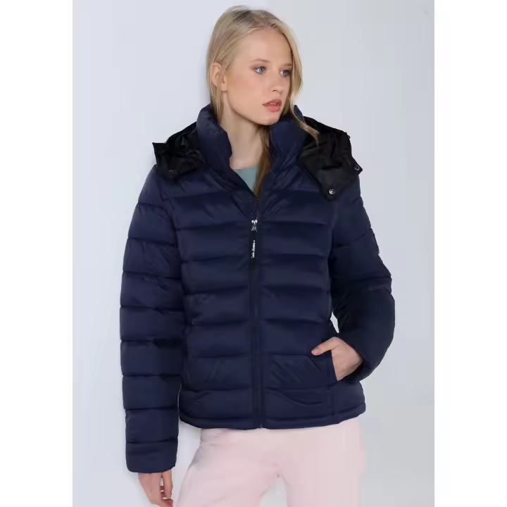 LOIS JEANS - Abrigo Puffer acolchado con capucha - 1