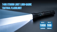 Linterna Táctica Trustfire T40R LED Recargable 1800 Lumens Con Carga USB IP68 Militar Luz > 500 Metros Resistente Al Agua Y Polvo - details 1