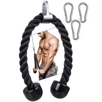 Accesorio De Ejercicio Para Máquina De Cables Tirador De Cuerda Monohandlar Para Tríceps Y Biceps Entrenamiento De Fuerza Unisex - details 0