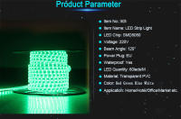 Tira LED Flexible RGB 5050 220V Luz Exterior Impermeable IP67 60leds/m Con Enchufe 5M/10M/15M Para Decoración De Hogar Y Jardín - details 10