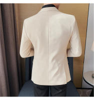Chaqueta De Traje Para Hombre Estilo Elegante Monabroca Calidad Superior Casual Formal Color Sólido Ajustada 2024 - details 8