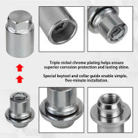 Juego De Tornillos De Bloqueo De Rueda Antirrobo 33MM/44MM Altura Con 4Tornillos + 1Llave M12x1.5 Para Toyota Lexus PT27648100 - details 5