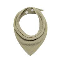Juego de 5 piezas de babero de gasa triangular para bebé para otoño e invierno - details 7