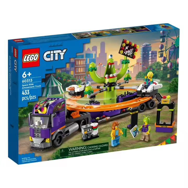 LEGO CITY 60313: Montaña Rusa Espacial Móvil - 1