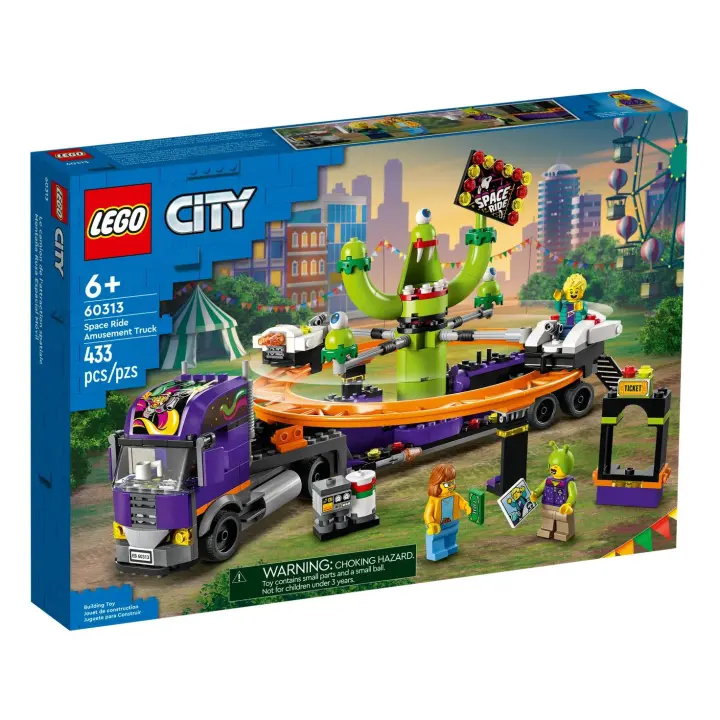 LEGO CITY 60313: Montaña Rusa Espacial Móvil - 1
