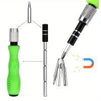 Juego De Destornilladores Magnéticos 32 En 1 Precisión Para Reparación De Teléfonos Móviles Y Portátiles Herramienta Antideslizante De Acero Aluminio - details 5