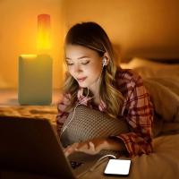 Lámpara De Noche USB LED Con Efecto De Velocidad De Velas Decorativas Luz De Ambiente Inalámbrica Para Decoración De Habitaciones Y Festivales - details 6