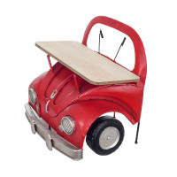 CAPRILO REGALOS & DECORACIÓN Adorno Pared Decorativo de Metal "Coche Rojo con Leja". Vehículos. Cuadros y Apliques. Decoración Hogar. Regalos Originales. 35 x 22 x 33 cm - details 2