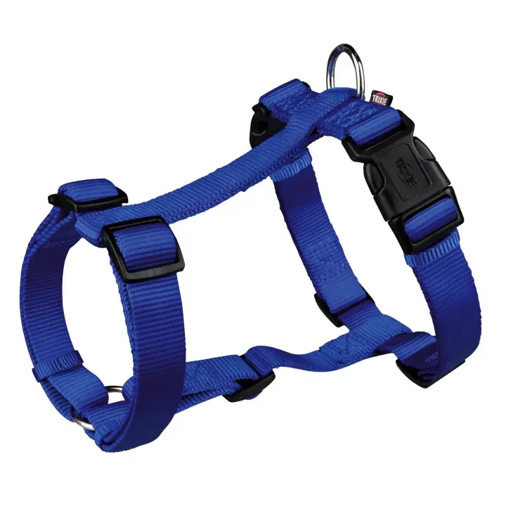 TRIXIE Premium H-harness, S–M: 42–60 cm/15 mm, royal blue - 1
