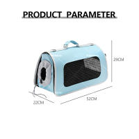 Mochila portátil y transpirable de gran capacidad para perros, bolsa de protección solar para mascotas, mochila de viaje para llevar - details 1