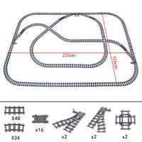 Bloques De Construcción Creativos Para Niños Vías De Tren Flexibles Forked Rectas Curvas Cruzadas Switch De Alta Tecnología Juguetes Educativos Para Jóvenes Y Adultos - details 4