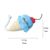 Juguete Interactivo Para Perros Super Pet En Forma De Helado Que Hace Sonidos Juguetes De Peluche Para Interior Y Exterior - details 0