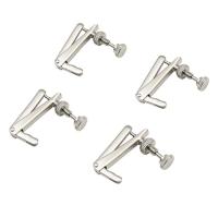 4 piezas violín afinadores ajustadores violín piezas 3/4-4/4 universal plata - details 3