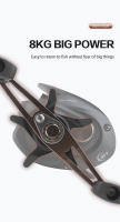 Carrete De Pesca Baitcasting BILLINGS EX Series 6.3:1 Ratio De Engrosamiento 18LB Max Drag Para Agua Dulce Y Salada - details 6