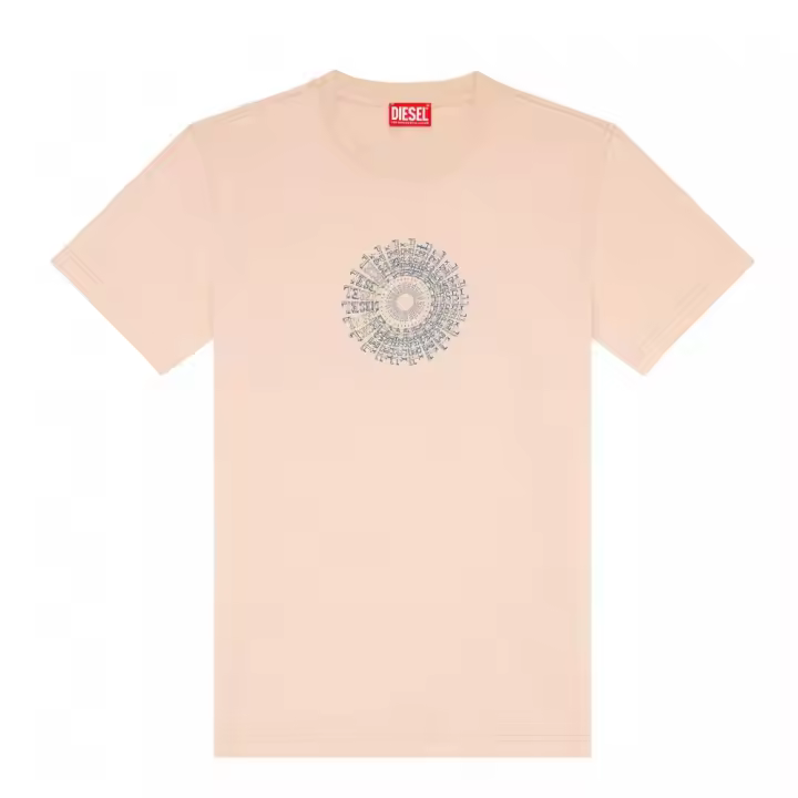 Camiseta de Manga Corta T-DIEGOR-K71, Marca Diesel, Color Rosa, Variedad de talla, Para Hombre - 1