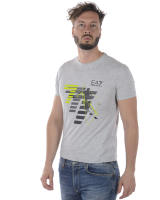 Emporio Armani EA7 Camiseta Algodón Hombre Gris 3 ZPT48PJM9Z 3904 - details 3