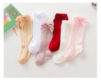 Calcetines De Verano Para Bebés Y Niñas Con Lazo Longitud Rodilla Algodón Malla Transpirable Para Niños Y Niñas De 0 a 5 Años - details 6