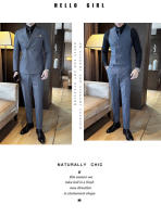 Traje De Boda Casual Para Hombre 2025 Doble Breasted 3/2 Piezas Estilo Regular Con Pantalones Sensación Alta Polyester Para Wedding - details 13