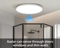 Lámpara De Techo Inteligente Con Sensor De Radar Y LED 20W 30W Sensor De Movimiento Para Porches Pasillos Corredores Balcones Luz Nocturna Moderna - details 7