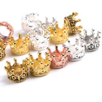 Crown Spacers De Aleación De Latón Para Joyería DIY Pulseras Hechas a Mano Accesorios 6x9/12mm Dorado Y Plateado - details 2