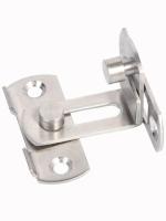 Cerradura De Puerta 3 Pulgadas Ángulo Recto Cerradura De Hasp Deslizante Cerradura De Barril Seguridad De Puerta Herramienta De Cierre - details 1