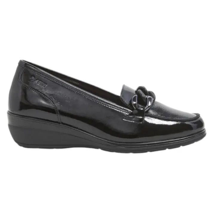 Mocasin cuña 24 hrs para mujer 26217 color negro - 1
