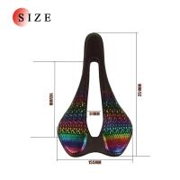 Sillín De Bicicleta ODI MTB Ultraligero Para Montaña Y Carretera Sillín Hollow Transpirable Cojín Para Ciclismo Con Reflectores Accesorios De Ciclismo Unisex Tamaño 251x155MM Peso Aproximado 190g - details 0
