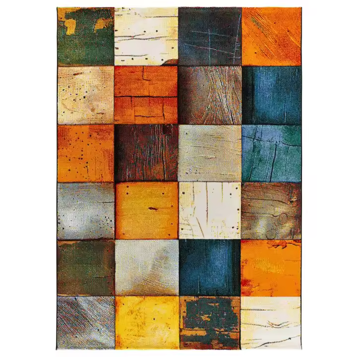 Alfombra de interior diseño geométrico en multicolor - SYBIL 40406 | 120x170, 140x200, 160x230 cm - 1