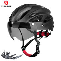 Casco De Bicicleta X-TIGER Para Adultos Con Luz Trasera LED Modo Doble Gafas Ajuste 58-62cm Ligero Y Transpirable Para Ciclismo - details 21