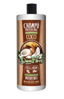 Dona Flora - Champú y Mascarilla de pelo1000ml Nutritivo de Coco & Argán - Hidratación Intensa - Suavidad y Brillo Natural - Fortalece y Mejora Elasticidad del Cabello - details 2