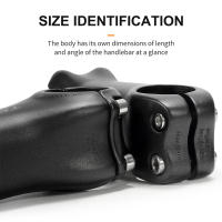 TOSEEK K04 Tornillo De Carbono Para Bicicleta De Montaña 6/17 Grados 31.8mm Handlebar Stems 70/80/90/100/110/120/130mm Negro Mate Piezas De Bicicleta - details 10