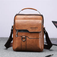 Bolso De Hombro Para Hombre Durable De Cuero PU De Alta Calidad Bolso Cruzado De Viaje Estilo Moda Bolsa De Hombro Unisex - details 4