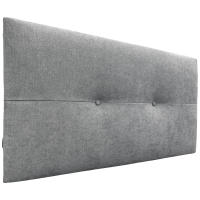 DHOME Cabecero de Polipiel o Tela AQUALINE Pro cabeceros Cabezal tapizado Cama Lujo (Gris Tela) - details 0