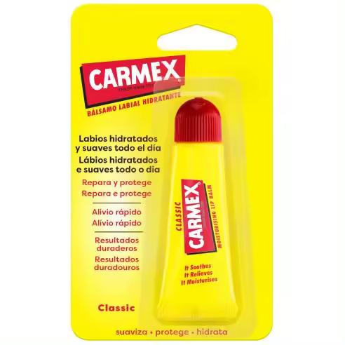 Carmex Bálsamo Labial Tubo Clásico 10g - Protección E Hidratación Labial - 1