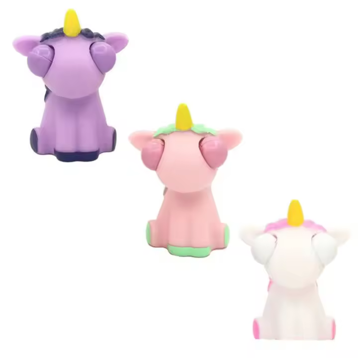 3 Pack 3D Unicornio Pop Up Ojos Squeeze Juguetes, Divertidos Squeeze Alivio del Estres Juguetes para Niños Adultos, Navidad Stocking Stuffers - 1
