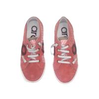 ARO_ ZAPATILLAS SUNNY GASOL EN PIEL SERRAJE SALMON, CON CORDONES ELASTICOS - details 1